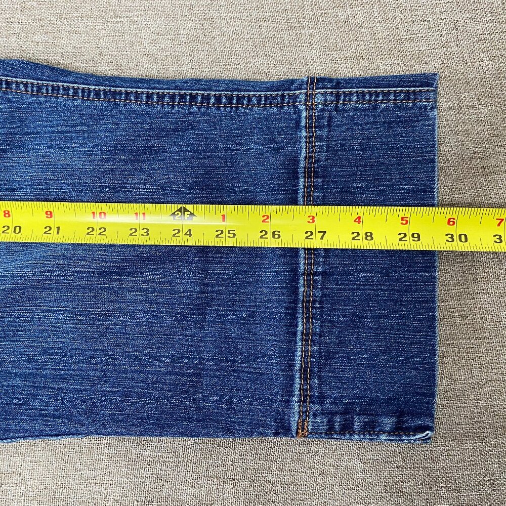 Gloria Vanderbilt Capri Denim Jeans Women's 12 Mid Rise Blue Casual Pants - Picture 13 of 14